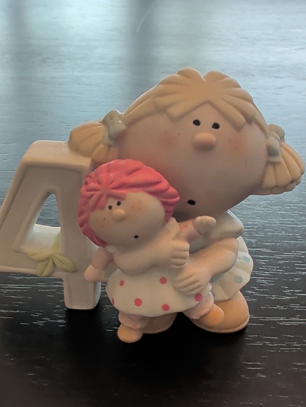 Bumpkins by Fabrizio Porcelain Birthday Girl Age 4 Vintage